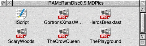 Your freshly created script file