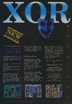 XOR Designer Advert
