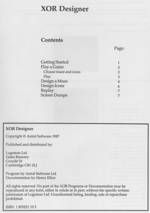 Designer Manual Page 1